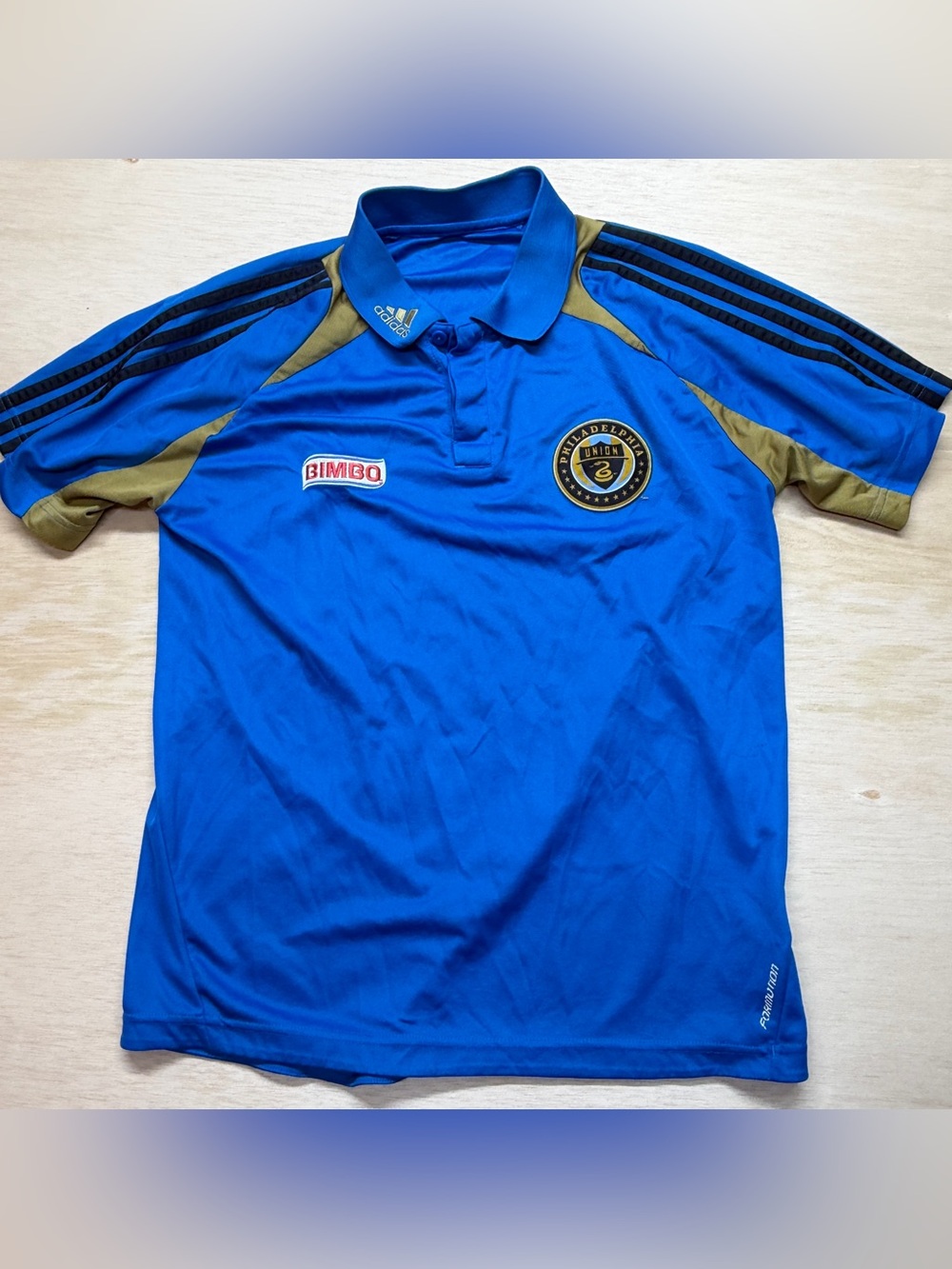 Vtg Adidas Philadelphia Union Soccer Polo Shirt Men’s Size Medium MLS Predator